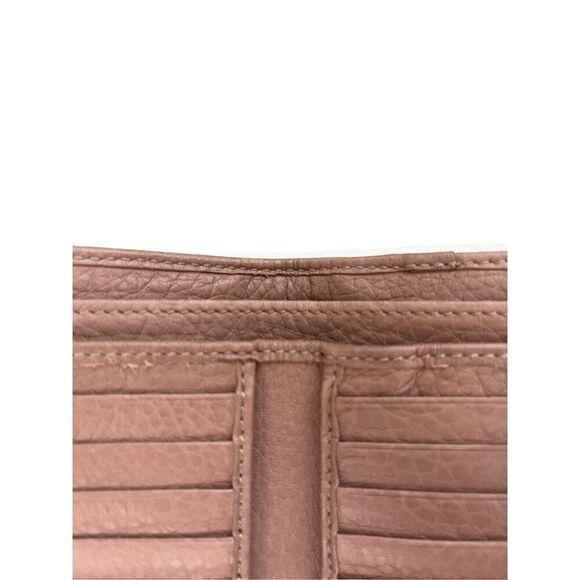 Gucci Beige Princy Bamboo Tassel Ribbon Compact Leather Purse Bifold Wal… - Picture 3 of 5